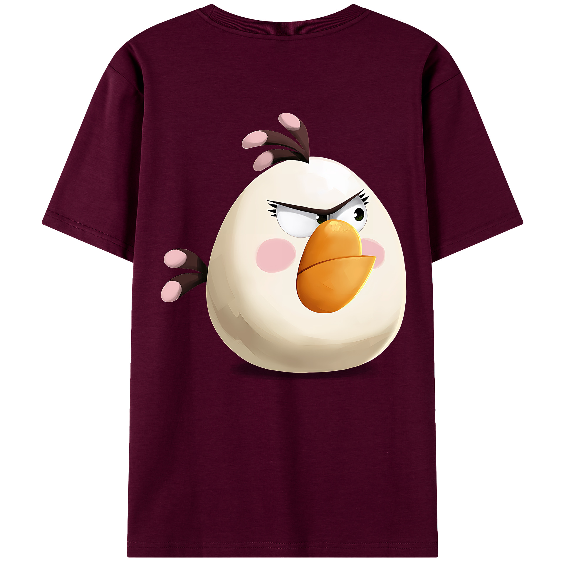 （画像用） Angry Birds アングリーバード レディース半袖Tシャツ(バックプリント)